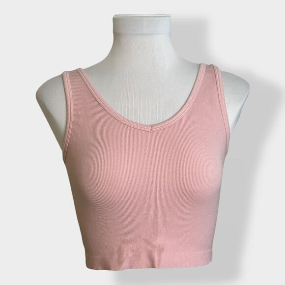 PINK Pink and Green Seamless Bra's - Picture 2 of 6